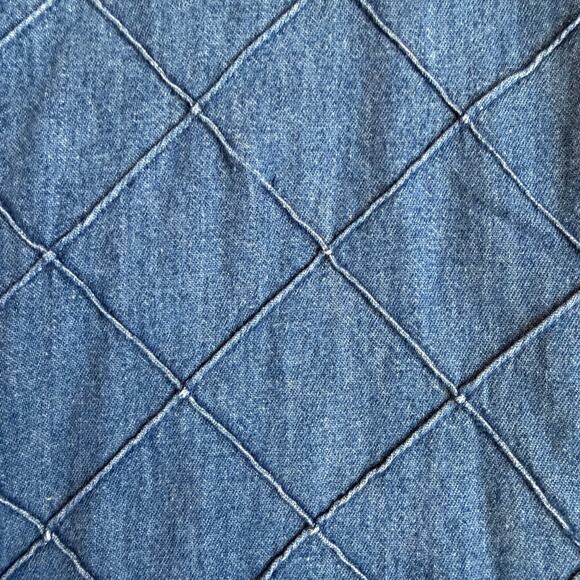 Vintage Cabin Creek Blue Jean, Button Down, Textured Long Sleeve Shirt- M - Picture 7 of 9